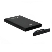 TooQ TQE-2522B Boîtier de disques de stockage Boîtier HDD Noir 2.5" - 3