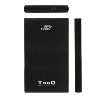 TooQ TQE-2522B Boîtier de disques de stockage Boîtier HDD Noir 2.5" - 4