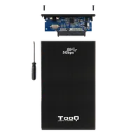 TooQ TQE-2522B Boîtier de disques de stockage Boîtier HDD Noir 2.5" - 6