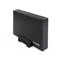 TooQ TQE-3527B Boîtier de disques de stockage Boîtier HDD Noir 3.5"