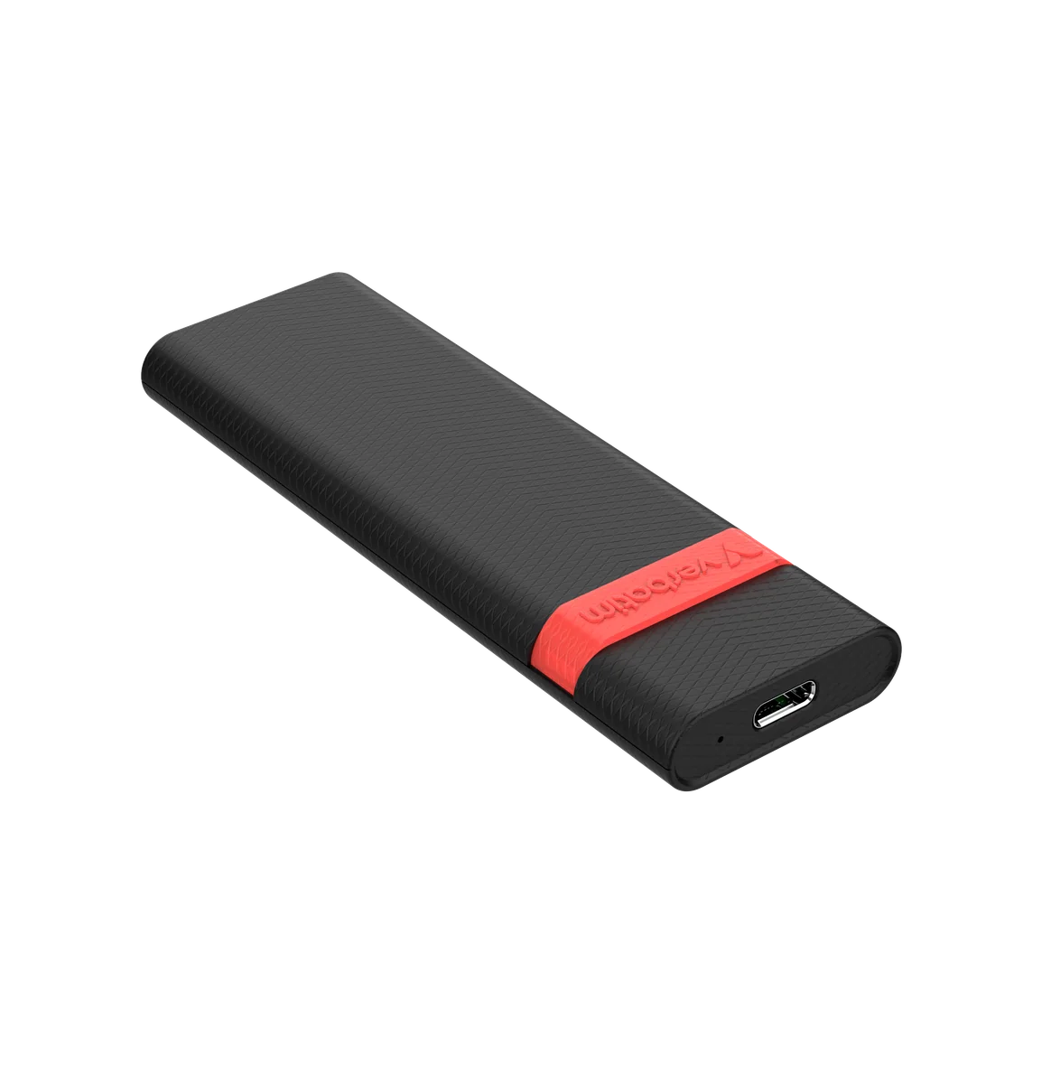 Verbatim 32261 Boîtier de disques de stockage Enceinte ssd Noir, Rouge M.2 Alimenté par port USB