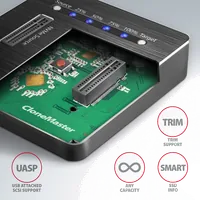 Axagon ADSA-M2C Station d'accueil de disques de stockage USB 3.2 Gen 2 (3.1 Gen 2) Type-C Noir - 5