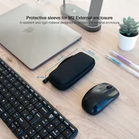 TooQ TQBC-M201B Housse de disques de stockage Noir - 2