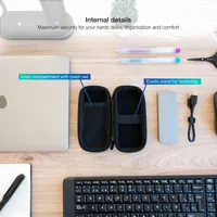 TooQ TQBC-M201B Housse de disques de stockage Noir - 4