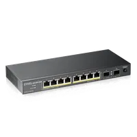 Zyxel GS1100-10HP v2 Non-géré Gigabit Ethernet (10/100/1000) Connexion Ethernet, supportant l'alimentation via ce port (PoE) Noir - 2