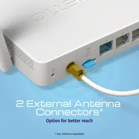 Keenetic Hero 4G+ Modem-routeur 4G+ Wi-Fi 6 maillé AX1800 avec commutateur intelligent Gigabit 4 ports et port USB 3.0 - 4