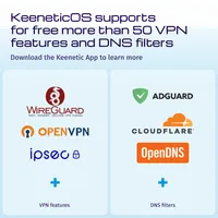 Keenetic Hero 4G+ Modem-routeur 4G+ Wi-Fi 6 maillé AX1800 avec commutateur intelligent Gigabit 4 ports et port USB 3.0 - 7