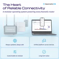 Keenetic Hero 4G+ Modem-routeur 4G+ Wi-Fi 6 maillé AX1800 avec commutateur intelligent Gigabit 4 ports et port USB 3.0 - 9