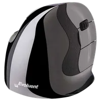 Souris sans fil Evoluent Verticale Medium D pour droitier (Noir)