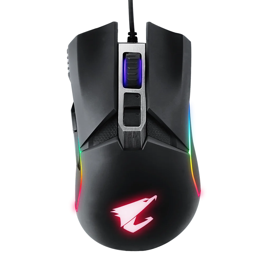 GIGABYTE AORUS M5 souris Gaming Droitier USB Type-A Optique 16000 DPI