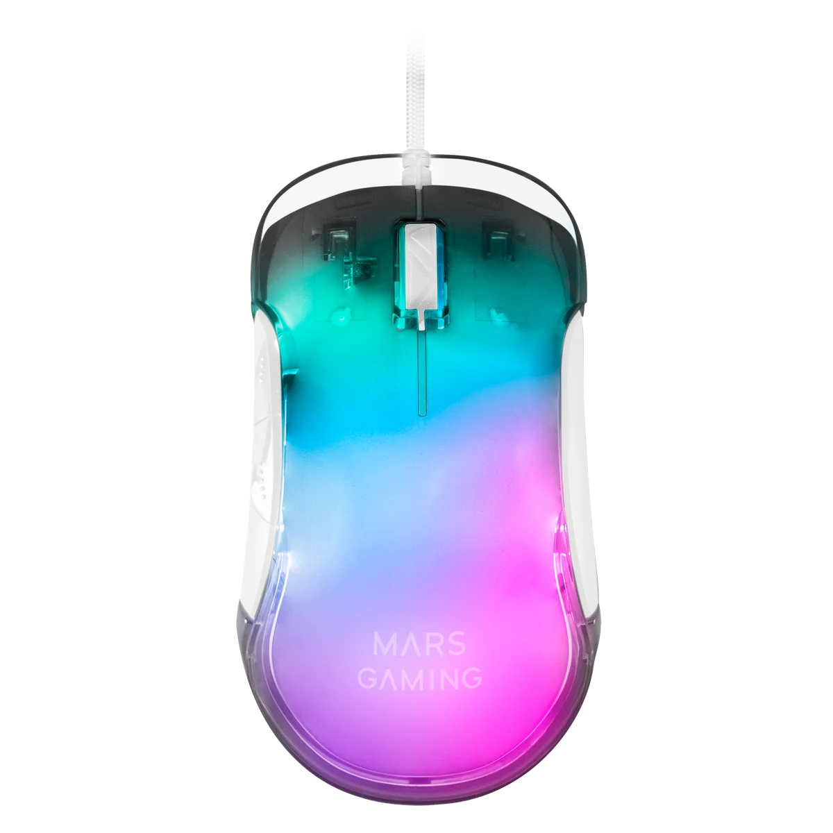 Mars Gaming MMGLOWW souris Droitier USB Type-A Optique 12800 DPI