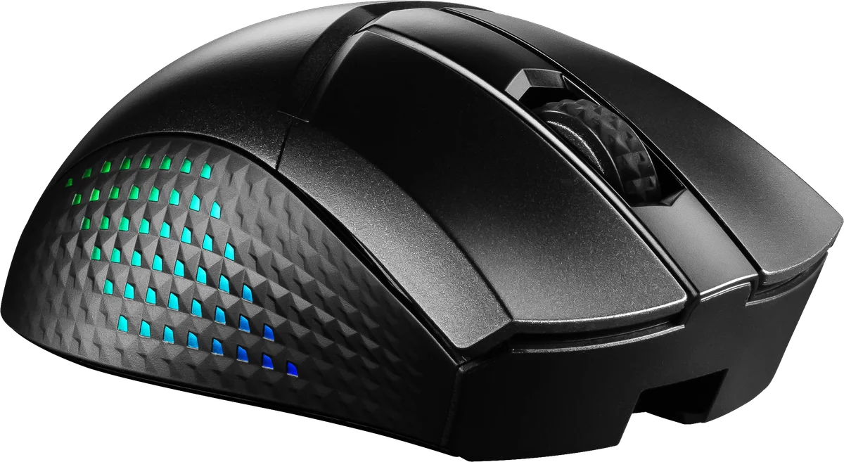 MSI CLUTCH GM51 LIGHTWEIGHT WIRELESS souris Gaming Droitier RF Wireless + Bluetooth + USB Type-C Optique 26000 DPI