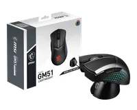 MSI CLUTCH GM51 LIGHTWEIGHT WIRELESS souris Gaming Droitier RF Wireless + Bluetooth + USB Type-C Optique 26000 DPI - 8