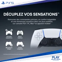 Sony Manette sans fil DualSense – Midnight Black - 3