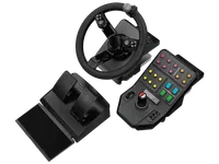 Kit Volant + Pédalier + Panneau de contrôle Logitech G Farming Simulator