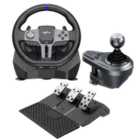 Kit Volant + Pédalier + Levier de vitesse Spirit Of Gamer Race Wheel Force 1080RS (Noir/Gris)