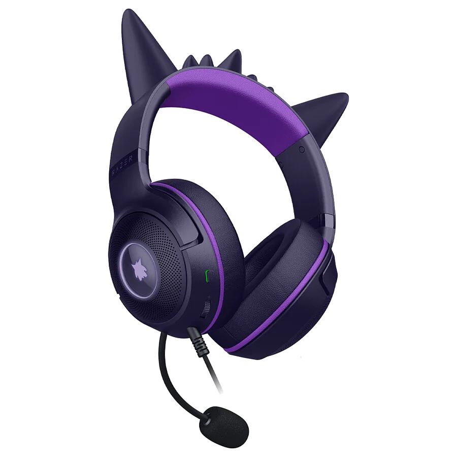 Casque Gamer Razer Kraken Kitty V2 Pokemon Gengar (Violet)