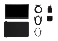 Verbatim 49590 écran plat de PC 35,6 cm (14") 1920 x 1080 pixels Full HD LCD Noir - 3