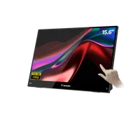 Verbatim Portable 15.6" FHD Touch Monitor LIGHT Moniteur portable Noir 39,6 cm (15.6") LCD 1920 x 1080 pixels