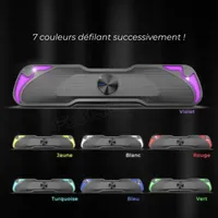 Enceintes sans fil Advance SoundPhonic RGB (Noir)