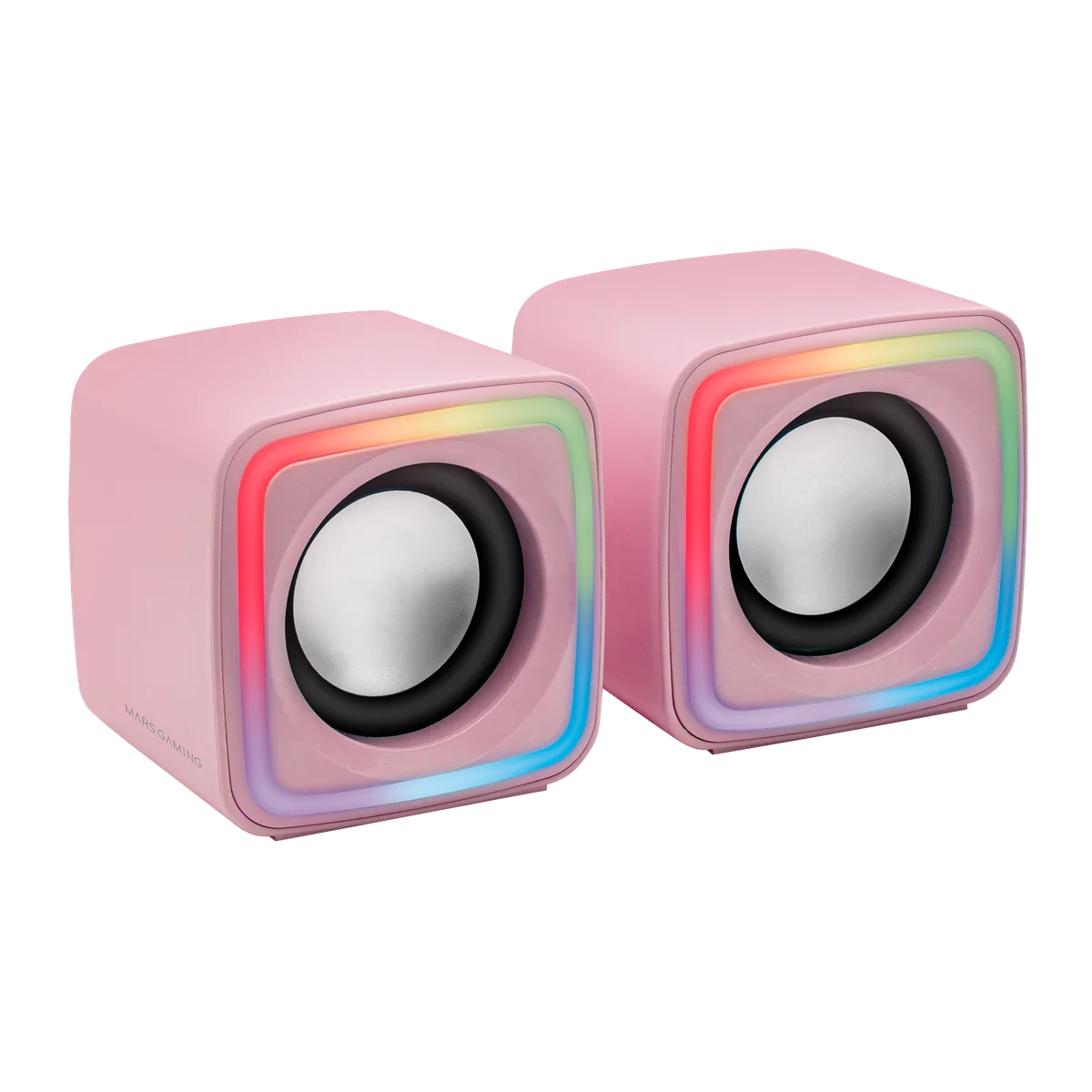 Mars Gaming MSCUBEP haut-parleur Rose Avec fil 8 W