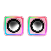 Mars Gaming MSCUBEP haut-parleur Rose Avec fil 8 W - 2