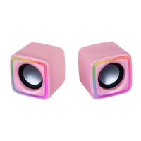 Mars Gaming MSCUBEP haut-parleur Rose Avec fil 8 W - 3