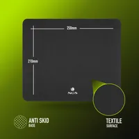 NGS MOUSE-1080 tapis de souris Tapis de souris de jeu Noir - 10