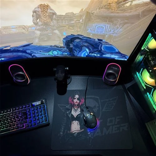 Tapis de Souris Spirit Of Gamer Phantom en verre trempé