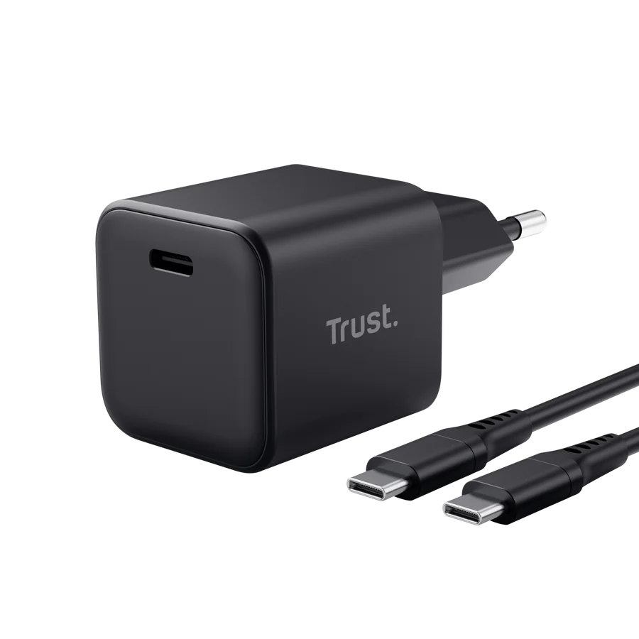 Trust 26046 chargeur d'appareils mobiles Universel Noir Secteur Charge rapide Intérieure