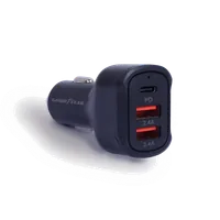 Chargeur Allume Cigare Gembird 1x USB-C + 1x USB-A 30W (Noir) - 3
