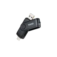 TooQ TQR-3003B lecteur de carte mémoire Noir
