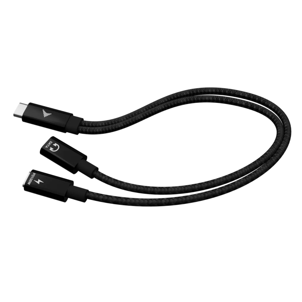 i-tec USB-C Cable Splitter Audio/Data + Power Delivery 100W