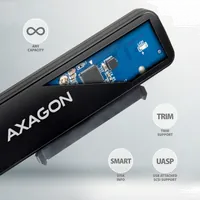 Axagon ADSA-FP2C USB-C 5Gbps - SATA 6G, 2.5 SSD/HDD SLIM adapter - Adapter - Digital/Daten carte et adaptateur d'interfaces - 5