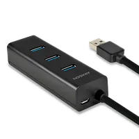 Axagon HUE-S2B hub & concentrateur USB 3.2 Gen 1 (3.1 Gen 1) Type-A 5000 Mbit/s Noir - 2