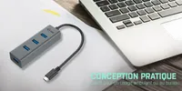 i-tec Metal USB-C HUB 4 Port - 5