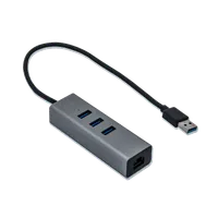i-tec Metal USB 3.0 HUB 3 Port + Gigabit Ethernet Adapter - 2