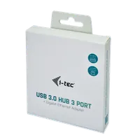 i-tec Metal USB 3.0 HUB 3 Port + Gigabit Ethernet Adapter - 6
