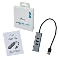 i-tec Metal USB 3.0 HUB 3 Port + Gigabit Ethernet Adapter - 7
