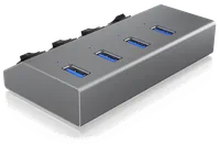 ICY BOX IB-HUB1405 USB 3.2 Gen 1 (3.1 Gen 1) Type-B 5000 Mbit/s Anthracite - 5