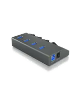 ICY BOX IB-HUB1405 USB 3.2 Gen 1 (3.1 Gen 1) Type-B 5000 Mbit/s Anthracite - 6