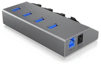 ICY BOX IB-HUB1405 USB 3.2 Gen 1 (3.1 Gen 1) Type-B 5000 Mbit/s Anthracite - 7