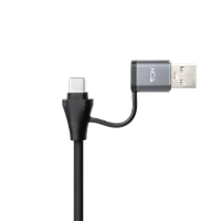 Nanocable Convertisseur USB-C+USB-A/M 3.0 vers Ethernet + 3xUSB-A 3.0 - 2