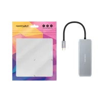 Nanocable 10.16.1006 station d'accueil Avec fil USB 3.2 Gen 1 (3.1 Gen 1) Type-C Gris - 3