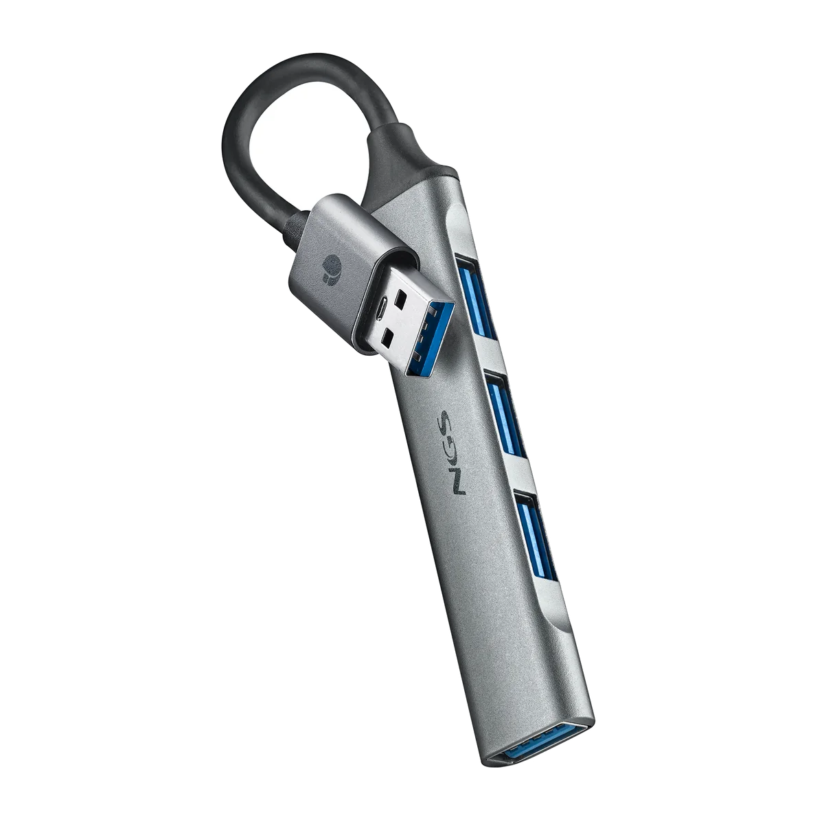 NGS IHUB4 MICRO USB 3.2 Gen 1 (3.1 Gen 1) Type-A 5000 Mbit/s Argent