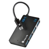 NGS WONDER IHUB4 USB 3.2 Gen 1 (3.1 Gen 1) Type-A 480 Mbit/s Noir