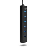 Axagon HUE-SA7BP hub & concentrateur USB 3.2 Gen 1 (3.1 Gen 1) Type-A 5000 Mbit/s Noir - 6