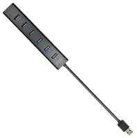 Axagon HUE-SA7BP hub & concentrateur USB 3.2 Gen 1 (3.1 Gen 1) Type-A 5000 Mbit/s Noir - 7