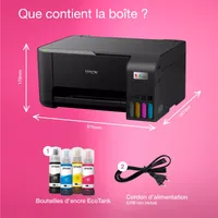 Imprimante Multifonction 3en1 Epson EcoTank ET-2860 (Noir) - 2