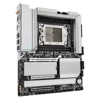 GIGABYTE TRX50 AERO D Carte mère - Compatible avec AMD Ryzen Threadripper 9000 Series CPUs, 16+8+4 Phases Digital VRM, up to 7800MHz DDR5 (OC), 3xPCIe 5.0 + 1xPCIe 4.0 M.2, Wi-Fi 7, 10GbE LAN, USB4 - 2